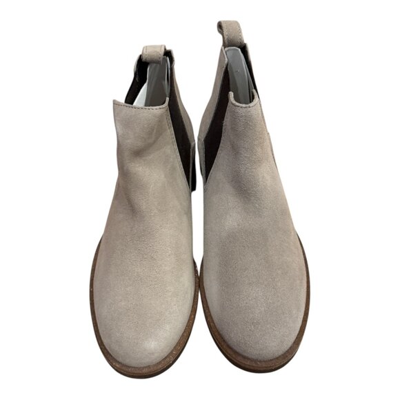 Clarks Memi Top Chelsea Boots Sand Suede Women's Size 7 M Ankle Booties New - Picture 2 of 7